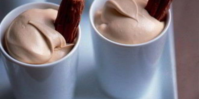 Рецепт шоколадного мусса с пьяными сливками