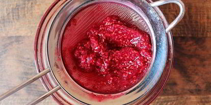 Шаг 1: сливочного мусса с малиной и лимонными отрубями