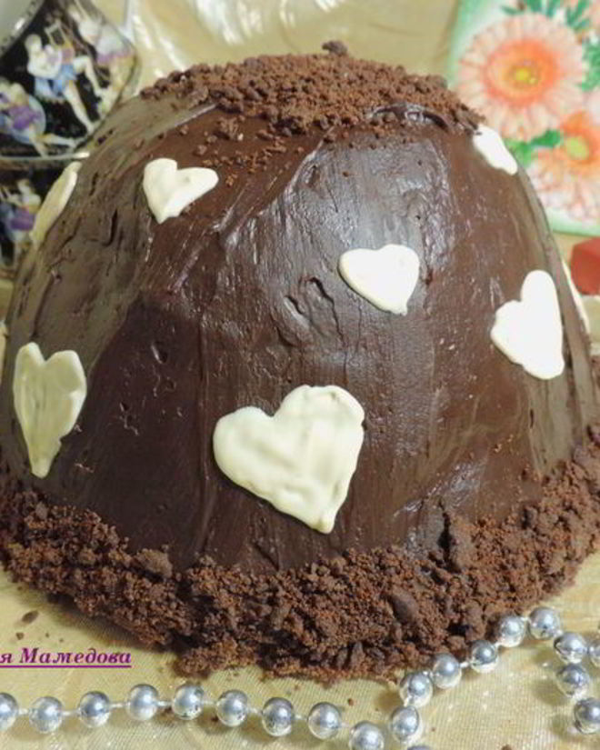 Рецепт торта-купола цукотто с апельсиновым и шоколадным муссами