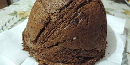 Шаг 23: торта-купола цукотто с апельсиновым и шоколадным муссами