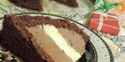 Шаг 26: торта-купола цукотто с апельсиновым и шоколадным муссами