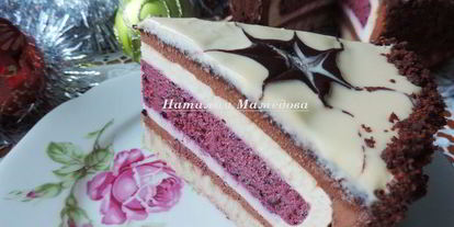 Шаг 19: торта-мусса новогодняя фантазия