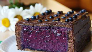 Рецепт Торта-мусса с черникой