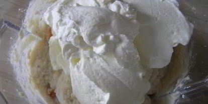 Шаг 4: торт-мусс с курицей, шпинатом и черри