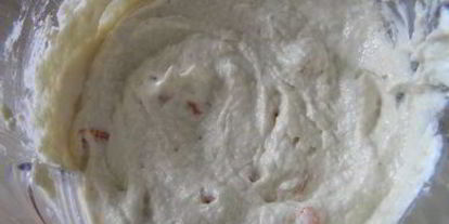 Шаг 5: торт-мусс с курицей, шпинатом и черри