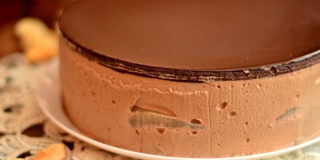 Рецепт торта-мусса шоколадно-грушевый