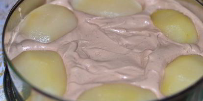 Шаг 13: торта-мусса шоколадно-грушевый