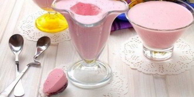 Рецепт творожного мусса на киселе