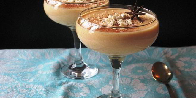 Рецепт Тыквенного мусса с белым шоколадом и апельсином