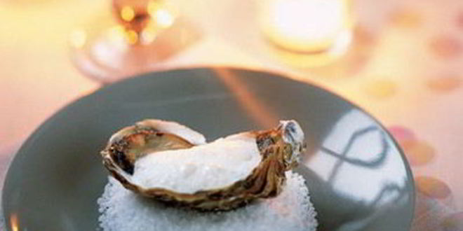 Рецепт устриц с муссом камамбер