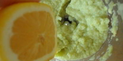 Шаг 1: яблочного мусса с авокадо и креветками