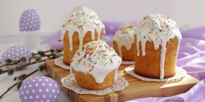 Рецепт Апельсинового бездрожжевого кулича