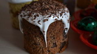 Рецепт Бездрожжевого шоколадного кулича