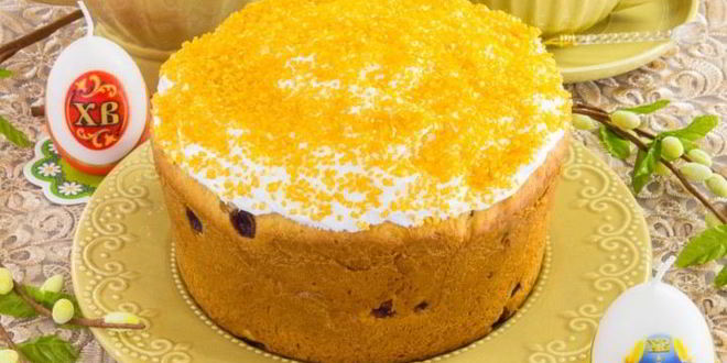 Рецепт кулича на ряженке