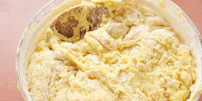 Шаг 17: кулича на желтках и топленом масле