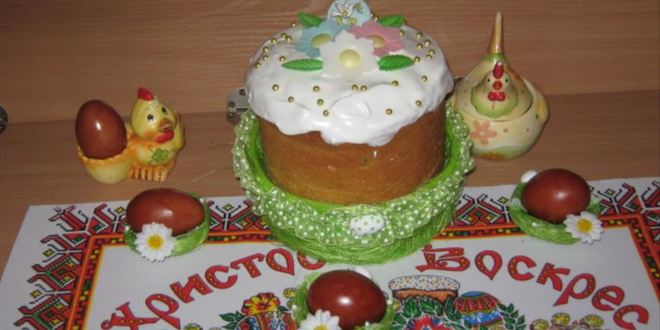 Рецепт Кулича с апельсиновой цедрой и вяленой клюквой