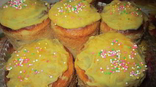 Рецепт Кулича с мандариновой глазурью