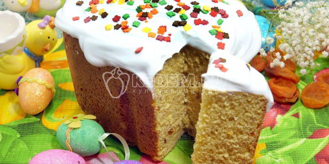 Рецепт кулича в хлебопечке