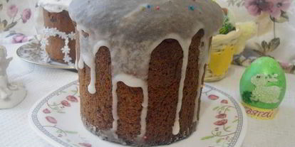 Шаг 10: миндального кулича с лимонной глазурью