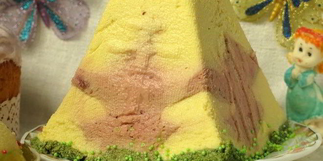 Рецепт молочно-мятной пасха цветок