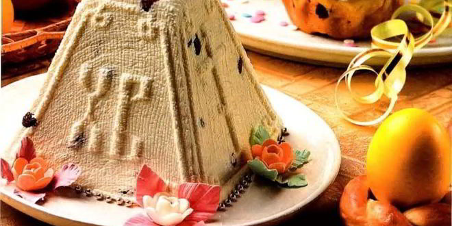 Рецепт пасхи из творога с изюмом