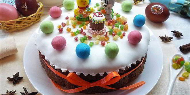 Рецепт пасхального кулича-кекса симнель