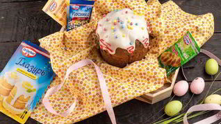 Рецепт Пасхального кулича с лимонной глазурью