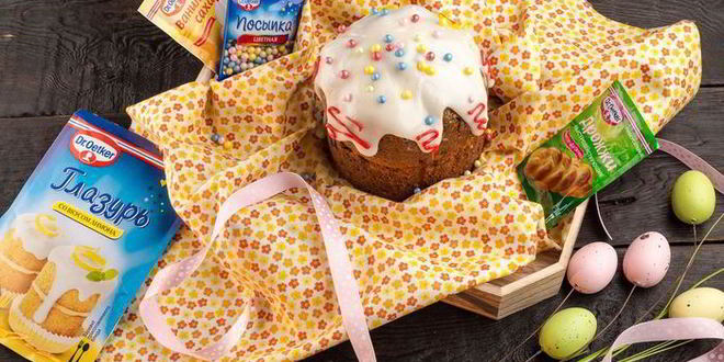 Рецепт пасхального кулича с лимонной глазурью