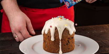 Шаг 8: пасхального кулича с лимонной глазурью