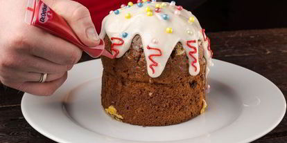 Шаг 9: пасхального кулича с лимонной глазурью