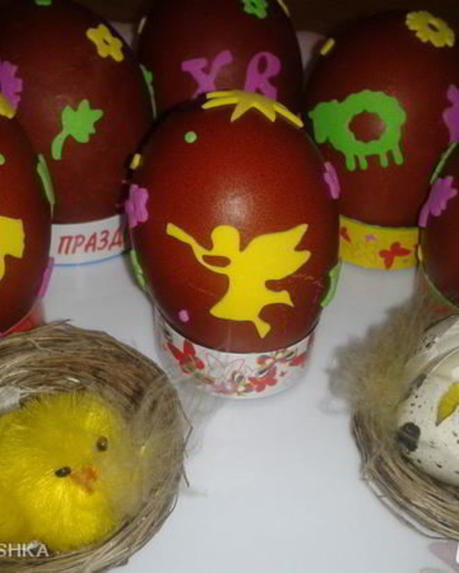 Рецепт пасхальных яиц