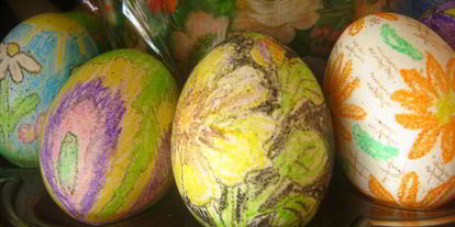 Шаг 3: расписных пасхальных яиц