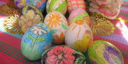 Шаг 4: расписных пасхальных яиц