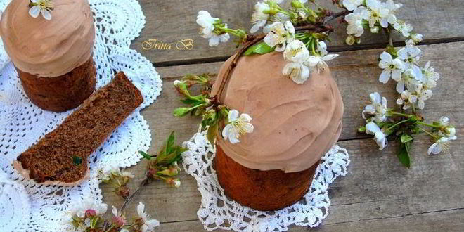 Рецепт шоколадного кулича