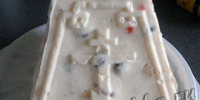 Рецепт сливочной пасхи