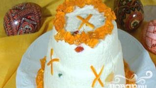 Рецепт Творожной пасхи с цукатами