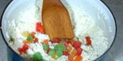 Шаг 2: творожной пасхи с цукатами