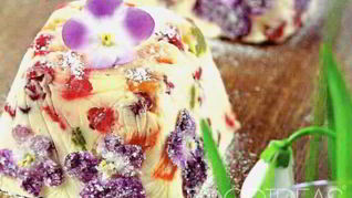 Рецепт Творожной пасхи с заварным кремом