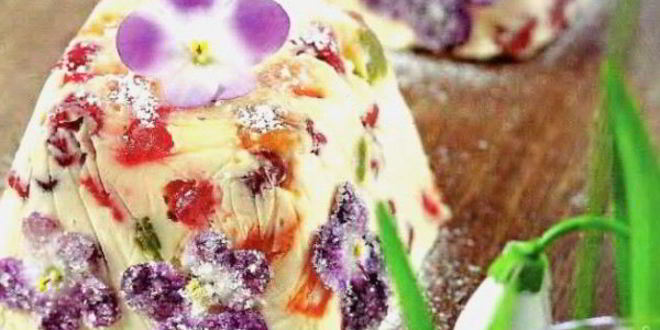 Рецепт Творожной пасхи с заварным кремом