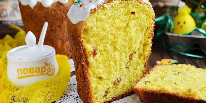 Рецепт золотой пасхи