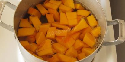 Шаг 1: пудинга тыквенного на основе яиц