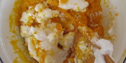 Шаг 6: пудинга тыквенного на основе яиц