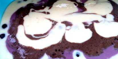 Шаг 13: разноцветного молочно-ягодного желе