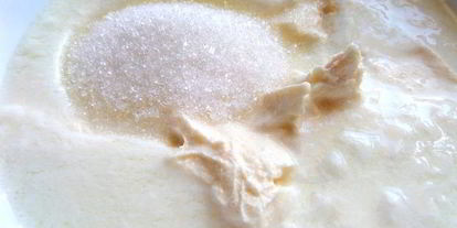 Шаг 2: разноцветного молочно-ягодного желе