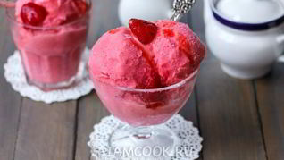 Рецепт Клубничного щербета
