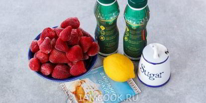 Шаг 1: клубничного щербета