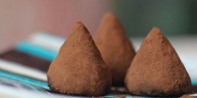 Рецепт шоколадных трюфелей с орехом