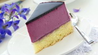 Рецепт Черничного суфле для торта