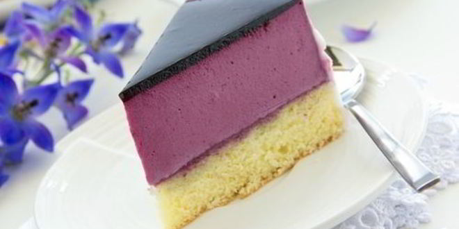 Рецепт черничного суфле для торта