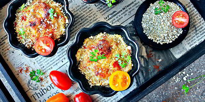 Рецепт кабачкового суфле с курицей